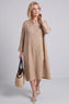 Helena Linen Dress Camel – image 2 of 5