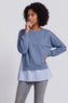 Gail Layer Detail Top Blue – image 3 of 6