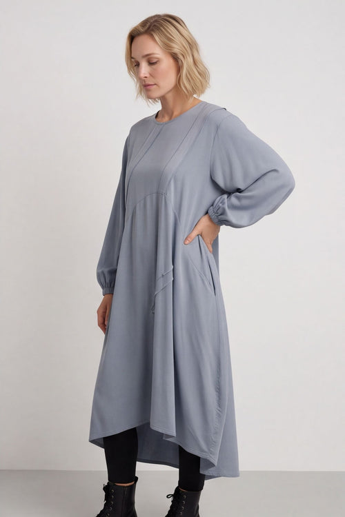 Netta Cotton Dress Light Blue – image 3 of 6