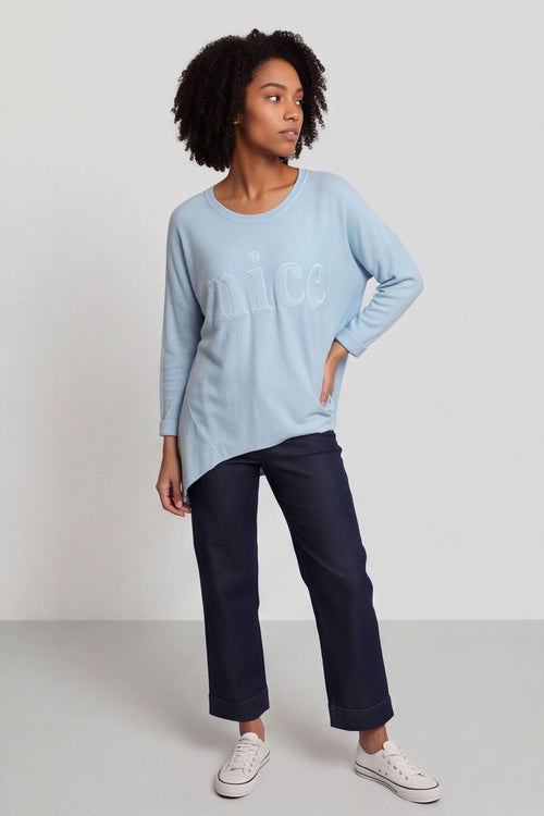 Nice Knit Top Light Blue – image 3 of 6
