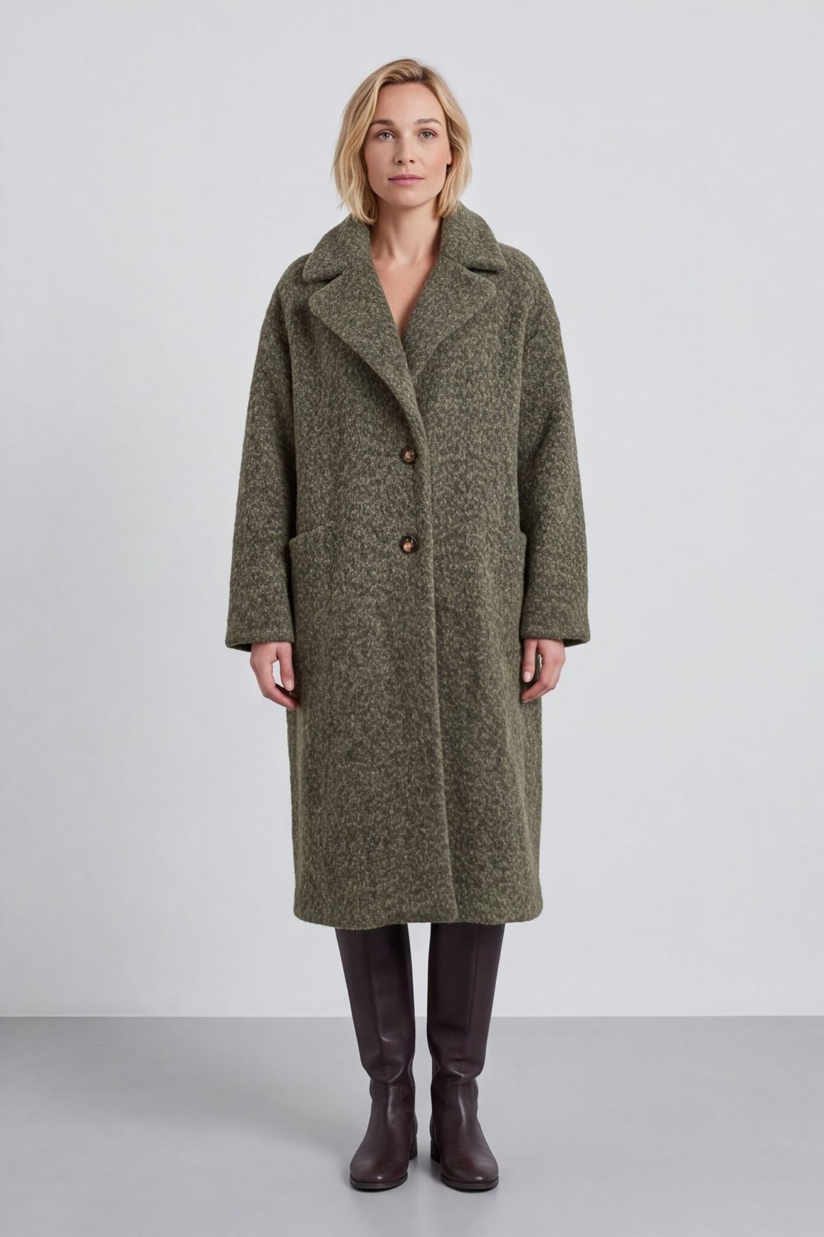 Stefania Coat Khaki – image 3 of 6