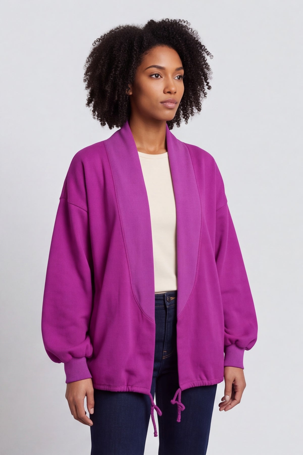 Ramsey Cotton Jacket Berry – image 3 of 5
