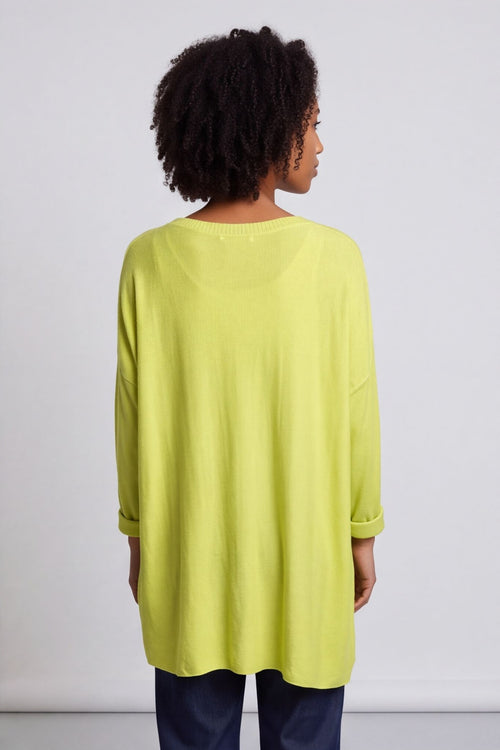 Nice Knit Top Lime – image 3 of 6