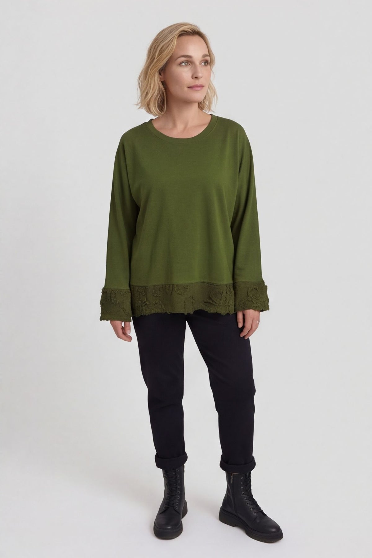 Nitara Cotton Top Olive – image 3 of 6
