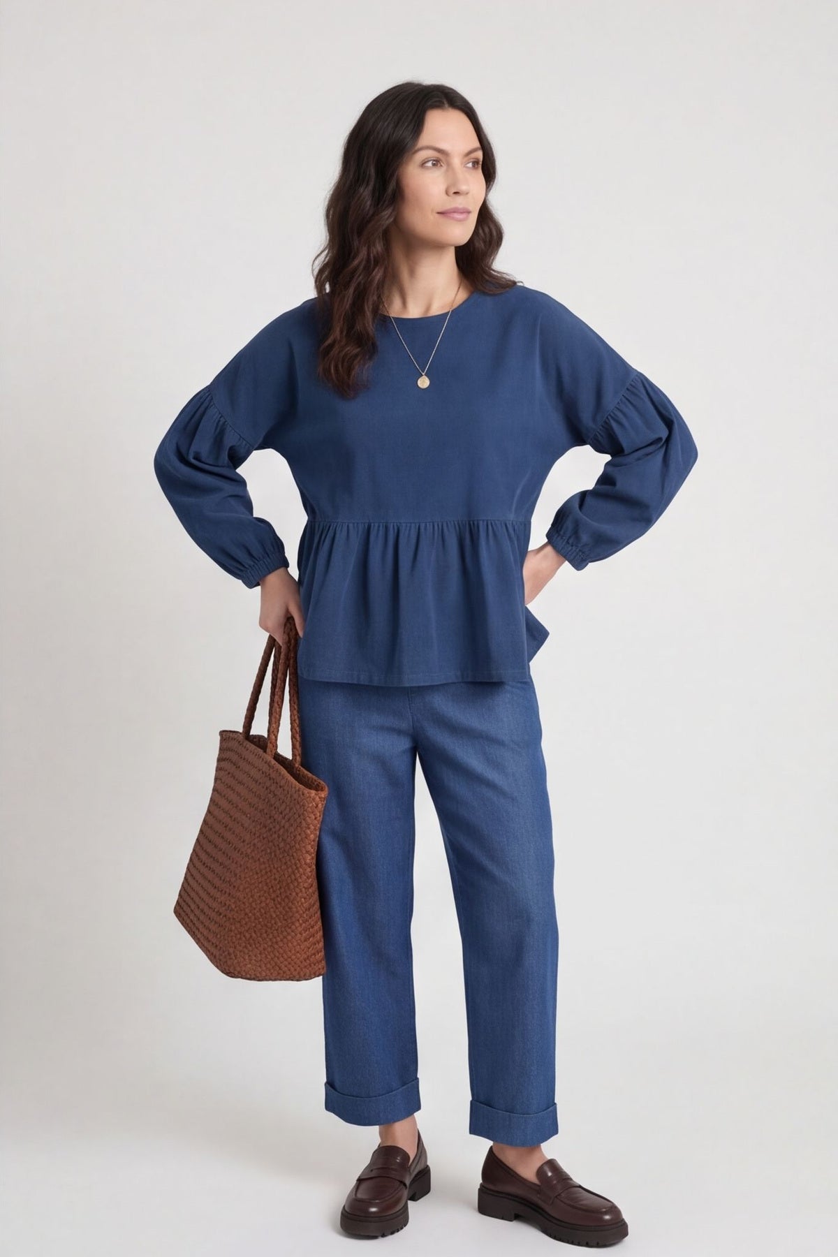 Bella Needlecord Tiered Top – image 3 of 6