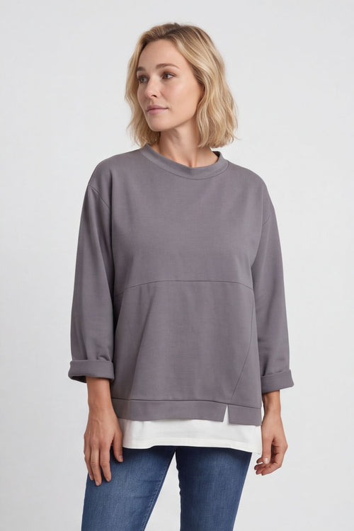 Stacey Top Mid Grey – image 3 of 5