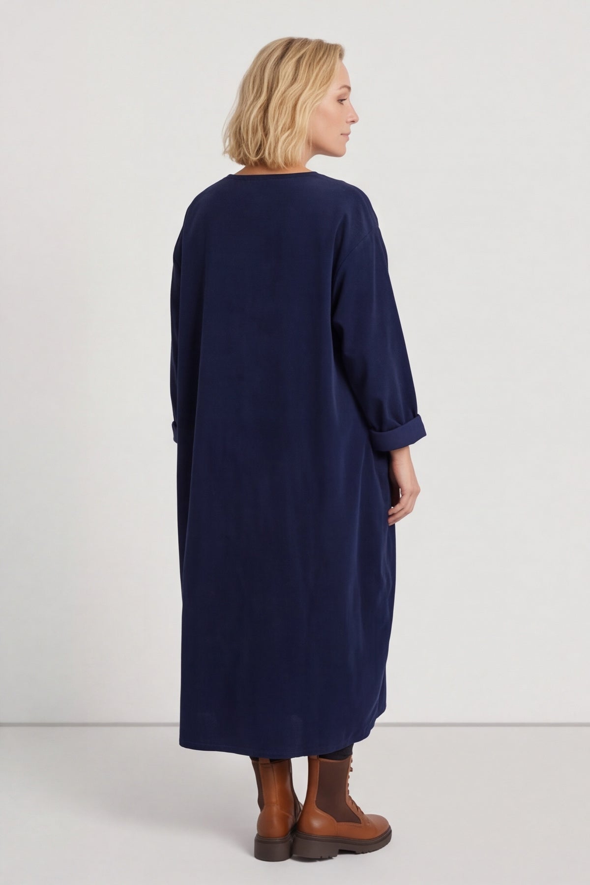 Cerys Cord Pocket Dress Navy – image 3 of 6