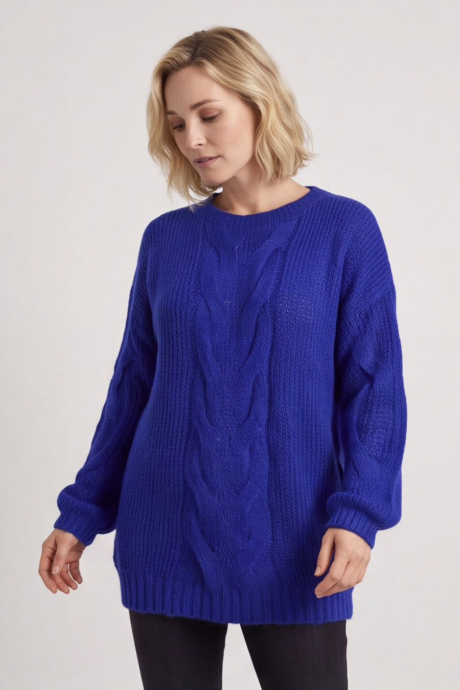Layne Knitted Jumper Cobalt