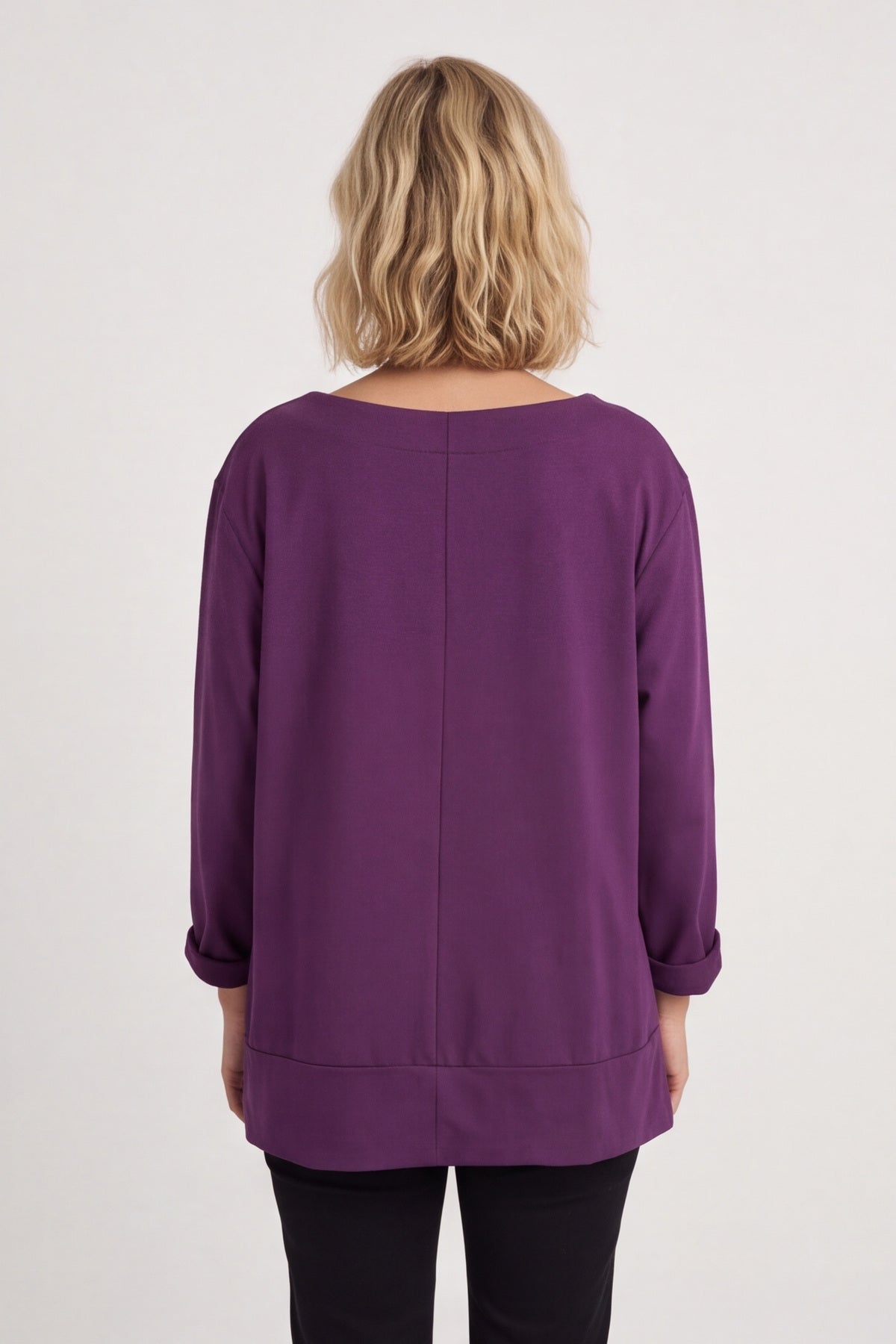 Laurissa Cotton Top Purple – image 3 of 4