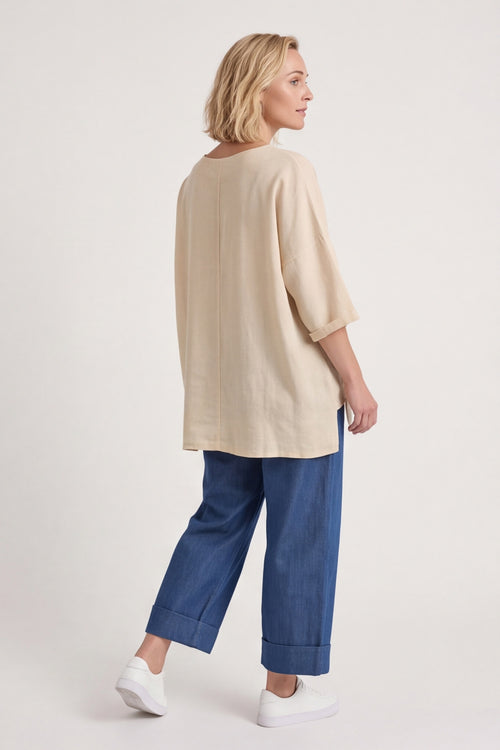 Daisy Linen Top – image 3 of 5