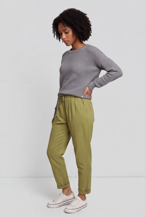 Joetta Trousers Olive – image 3 of 6