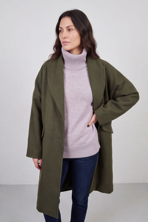 Helen Coat Khaki – image 3 of 6