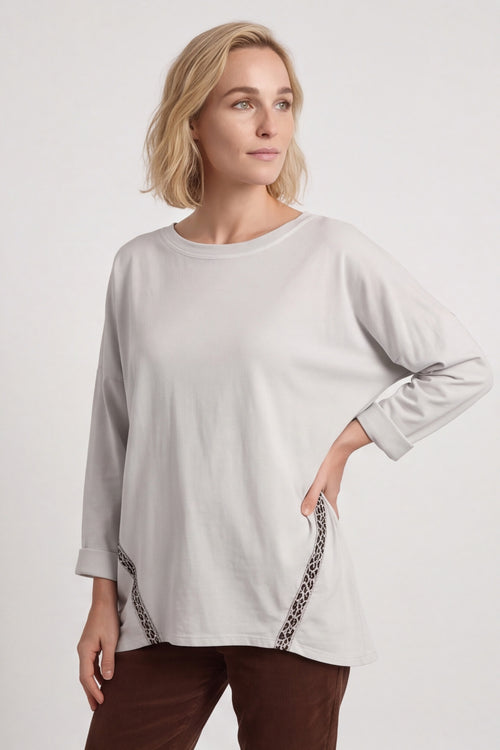 Edwina Cotton Top Stone – image 3 of 6