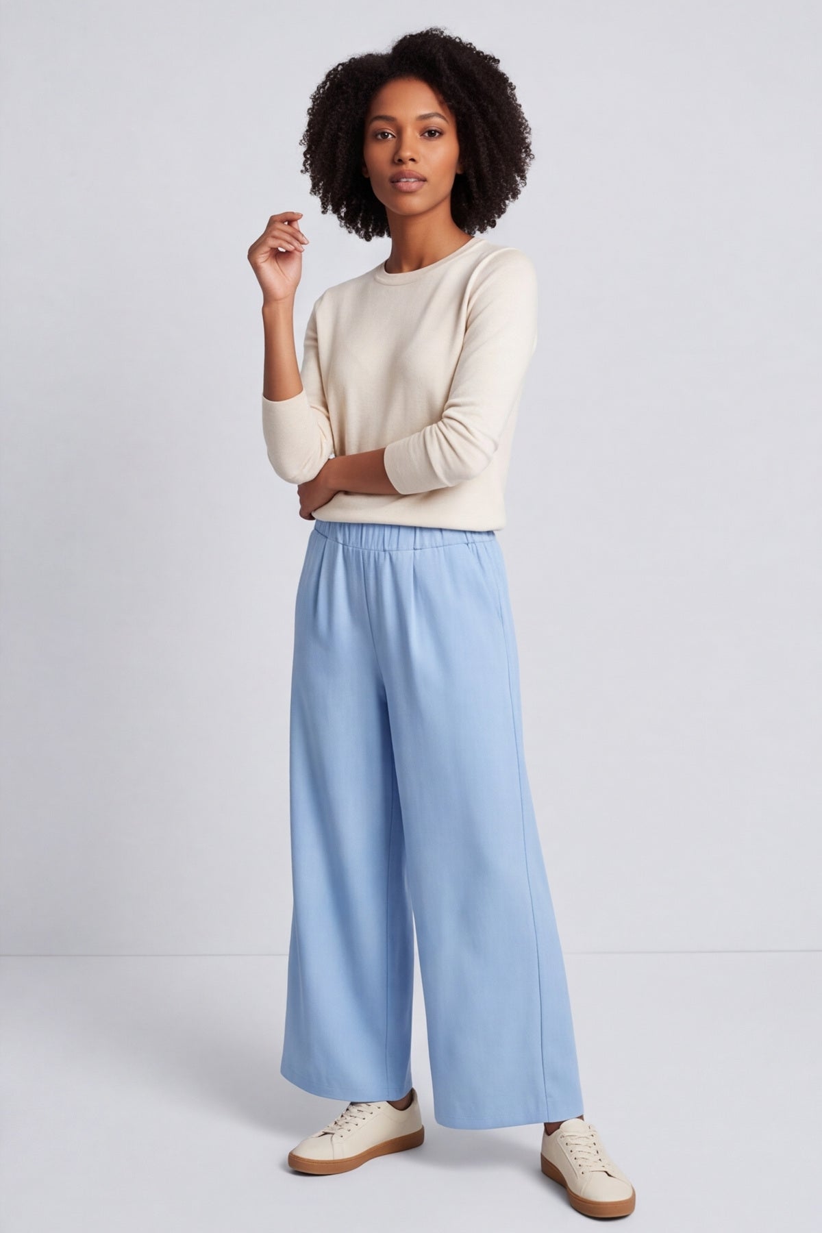 Alanis Trousers Powder Blue – image 3 of 6