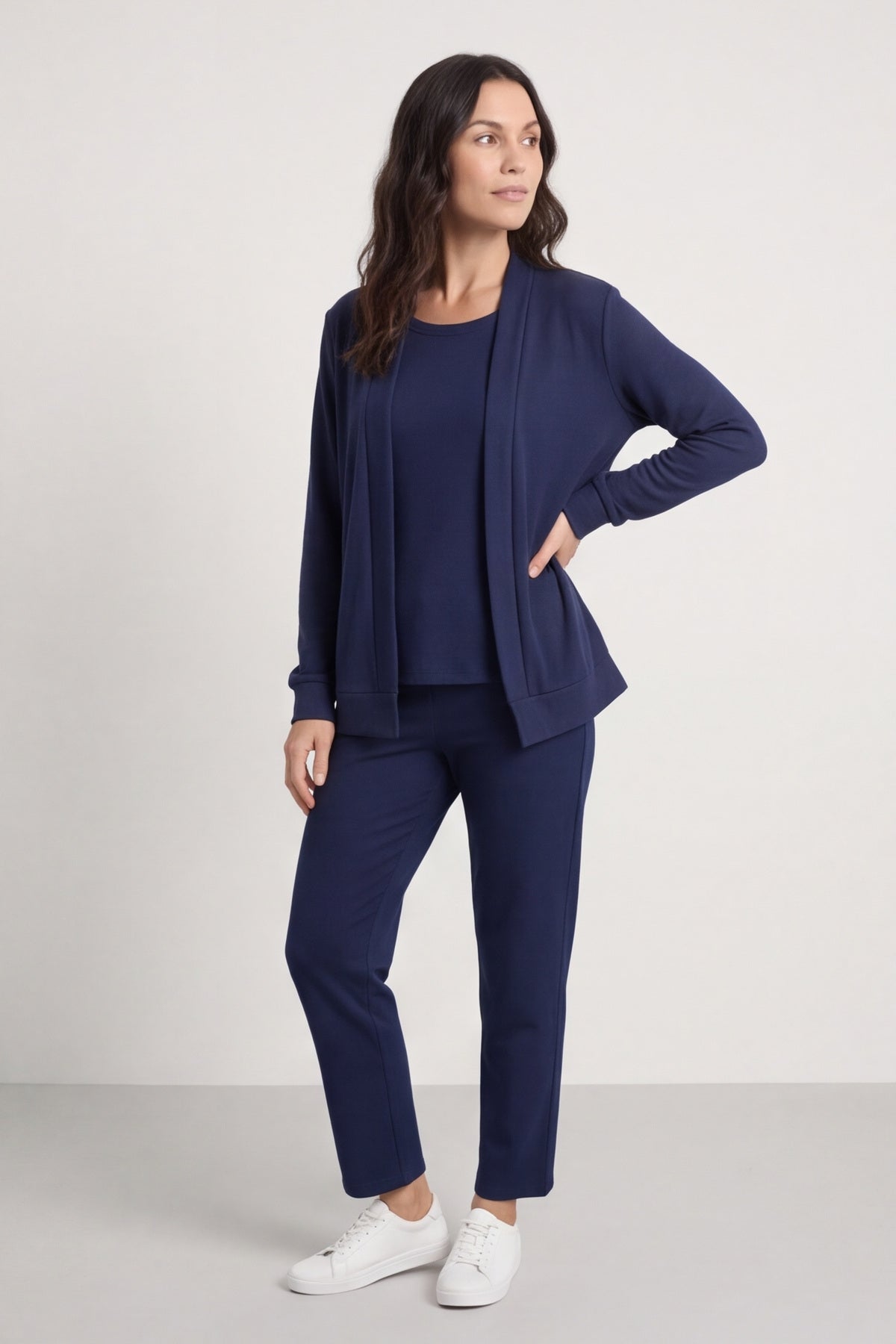 Evianna Knitted Top Navy – image 3 of 6