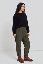 Carmella Needlecord Trousers Khaki Khaki - Carmella Needlecord Trousers Khaki – image 3 of 6