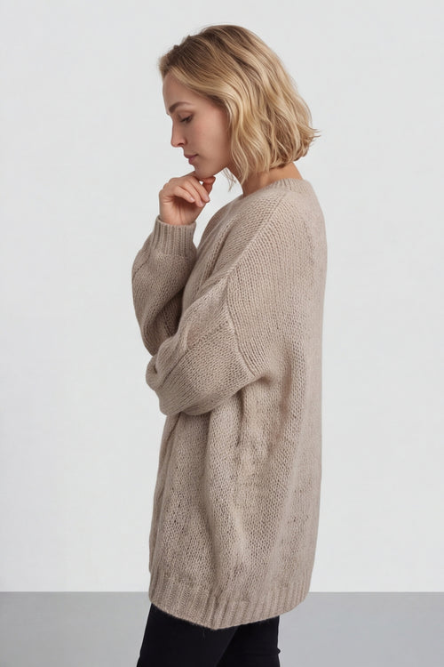 Layne Knitted Jumper Mocha – image 3 of 6