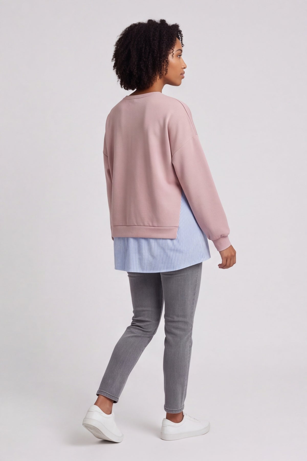 Gail Layer Detail Top Pink – image 3 of 6