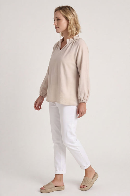Charmaine Linen Top Stone – image 3 of 6