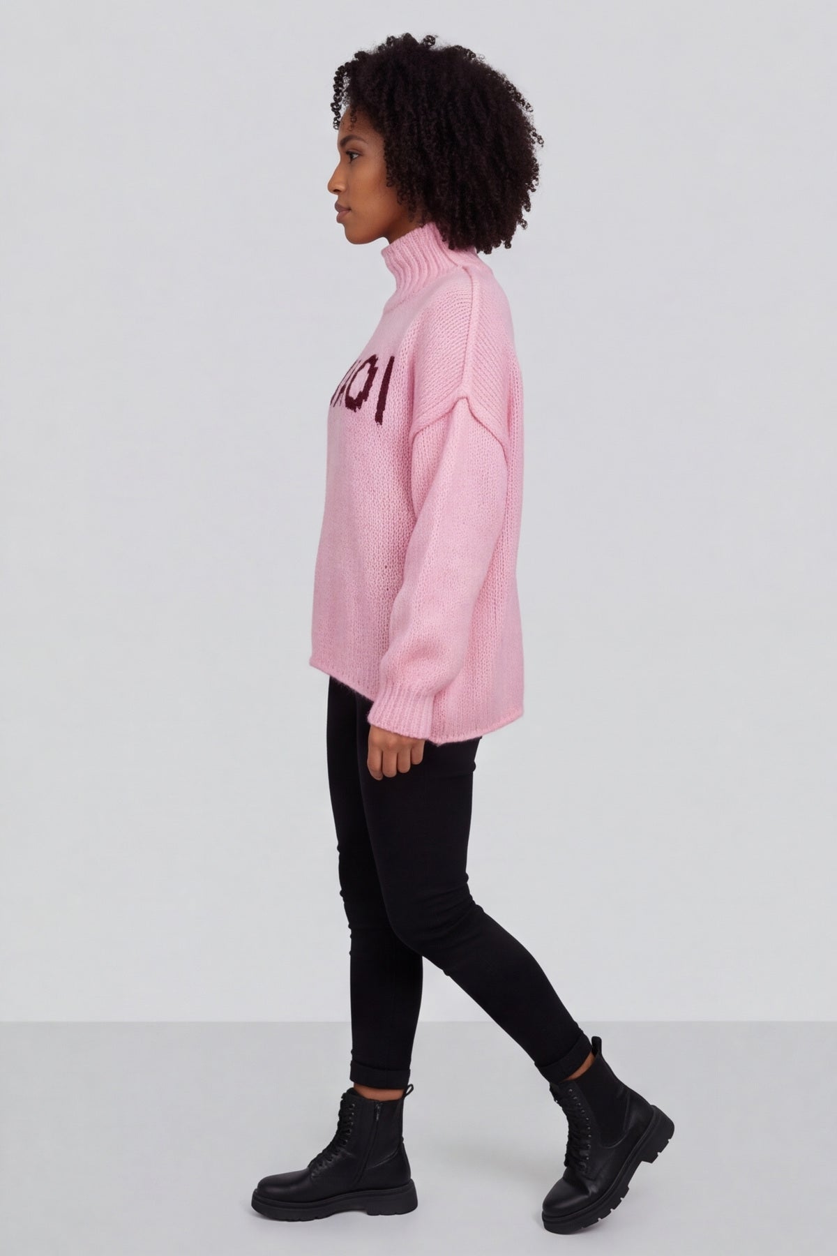 Ciao Knitted Jumper Pink – image 2 of 5