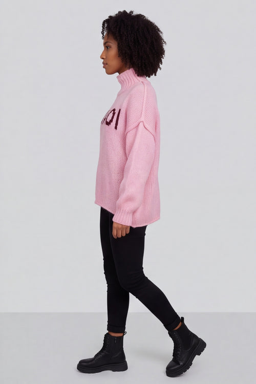 Ciao Knitted Jumper Pink – image 2 of 5