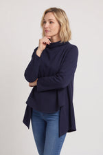 Courtney Cotton Top Navy Navy - Courtney Cotton Top Navy – image 3 of 5