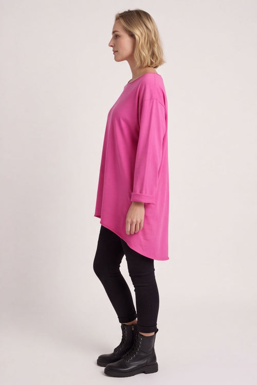Sasha Cotton Top Fuchsia – image 3 of 5