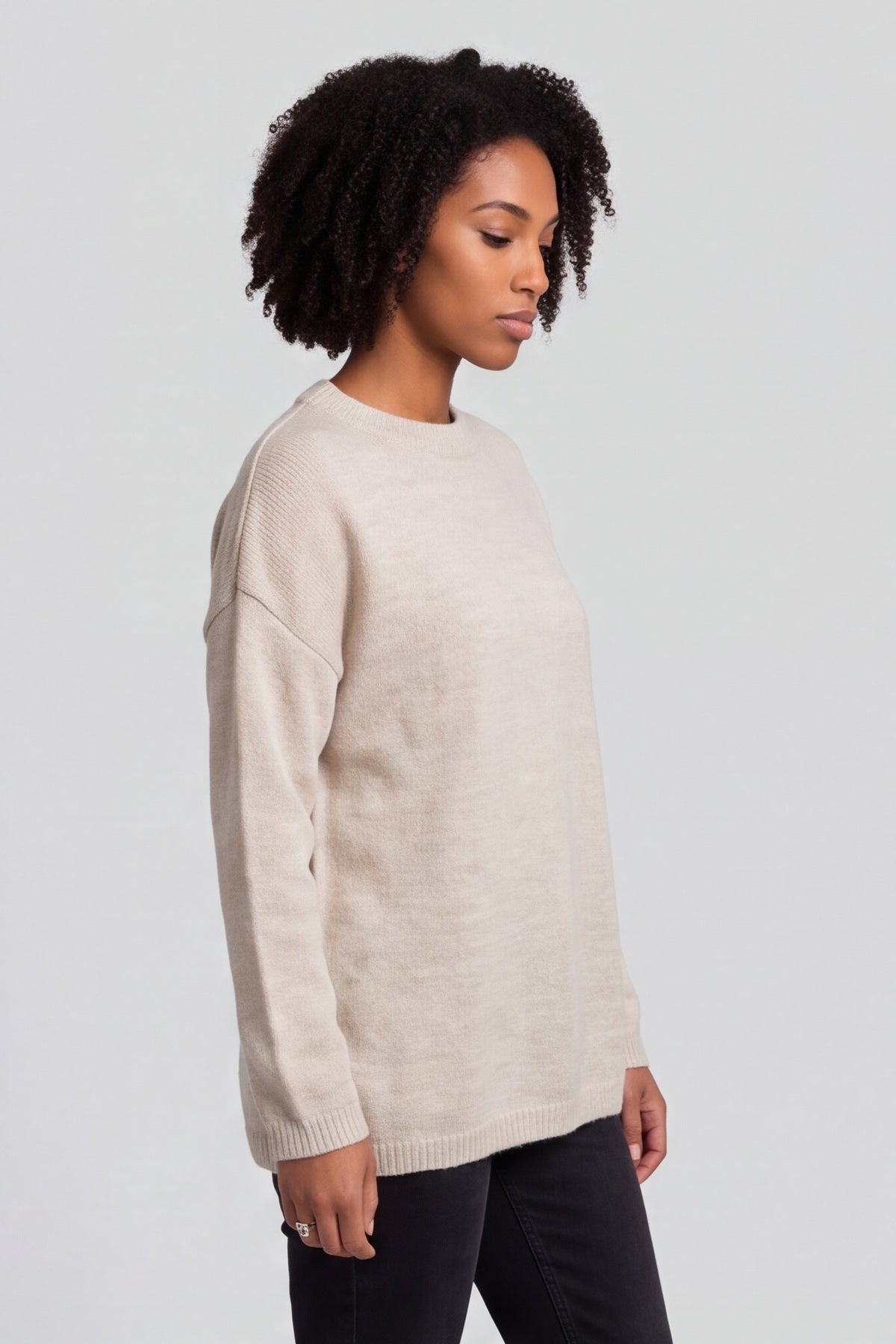 Elaine Knitted Jumper Stone – image 3 of 6