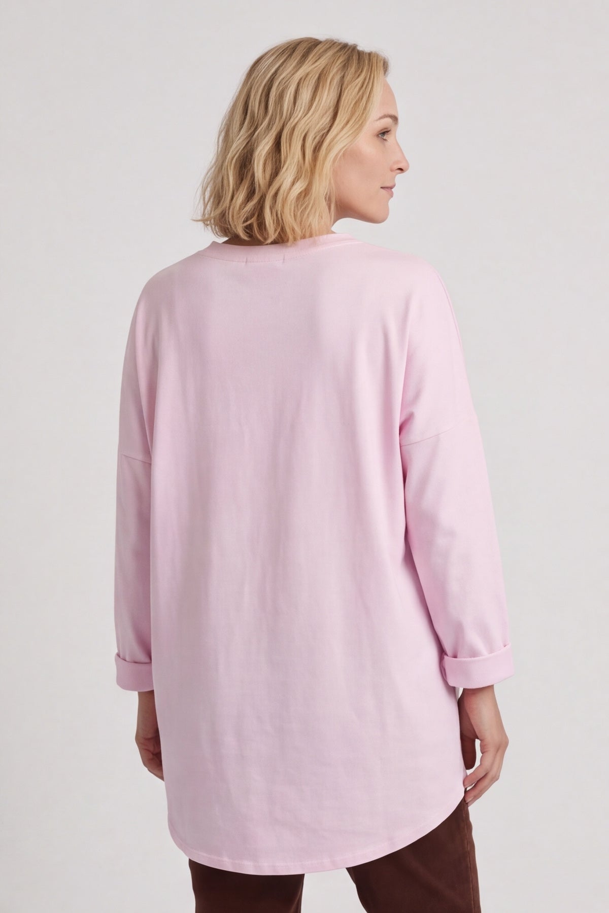 Edwina Cotton Top Pink – image 3 of 6