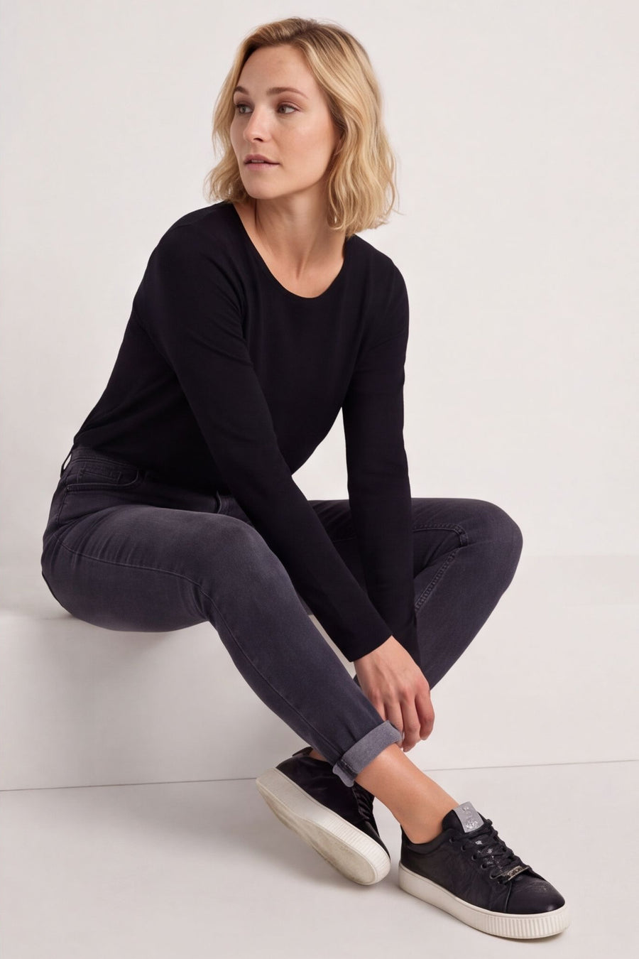 Vero Moda Black Washed Denim Jeans Black – image 3 of 6