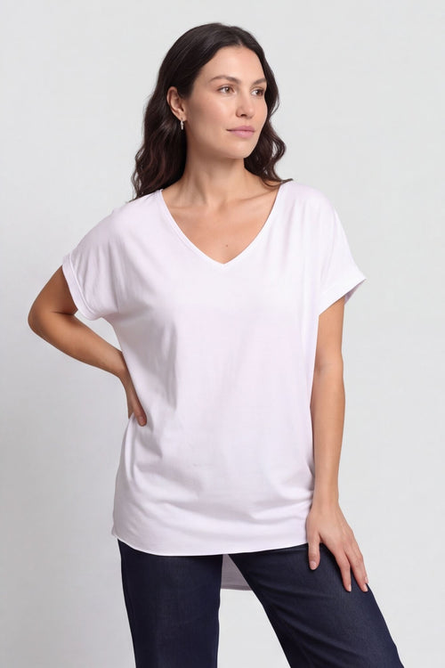 Porthcurno Tie Back Cotton Top White – image 3 of 6