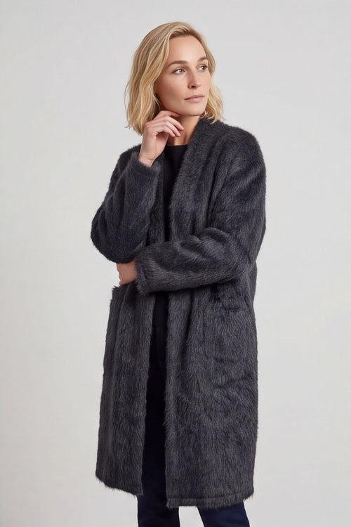 Stevie Soft Brushed Longline Jacket – image 3 of 6