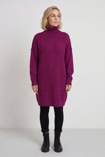 Moira Polo Knitted Jumper Berry Berry - Moira Polo Knitted Jumper Berry – image 3 of 6