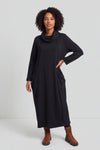 Maris Snood Cotton Dress Black – image 2 of 5