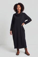 Maris Snood Cotton Dress Black Black - Maris Snood Cotton Dress Black – image 2 of 5