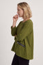 Laurissa Cotton Top Olive – image 3 of 5
