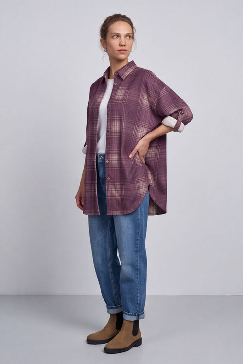 Calla Print Over Shirt – image 3 of 6