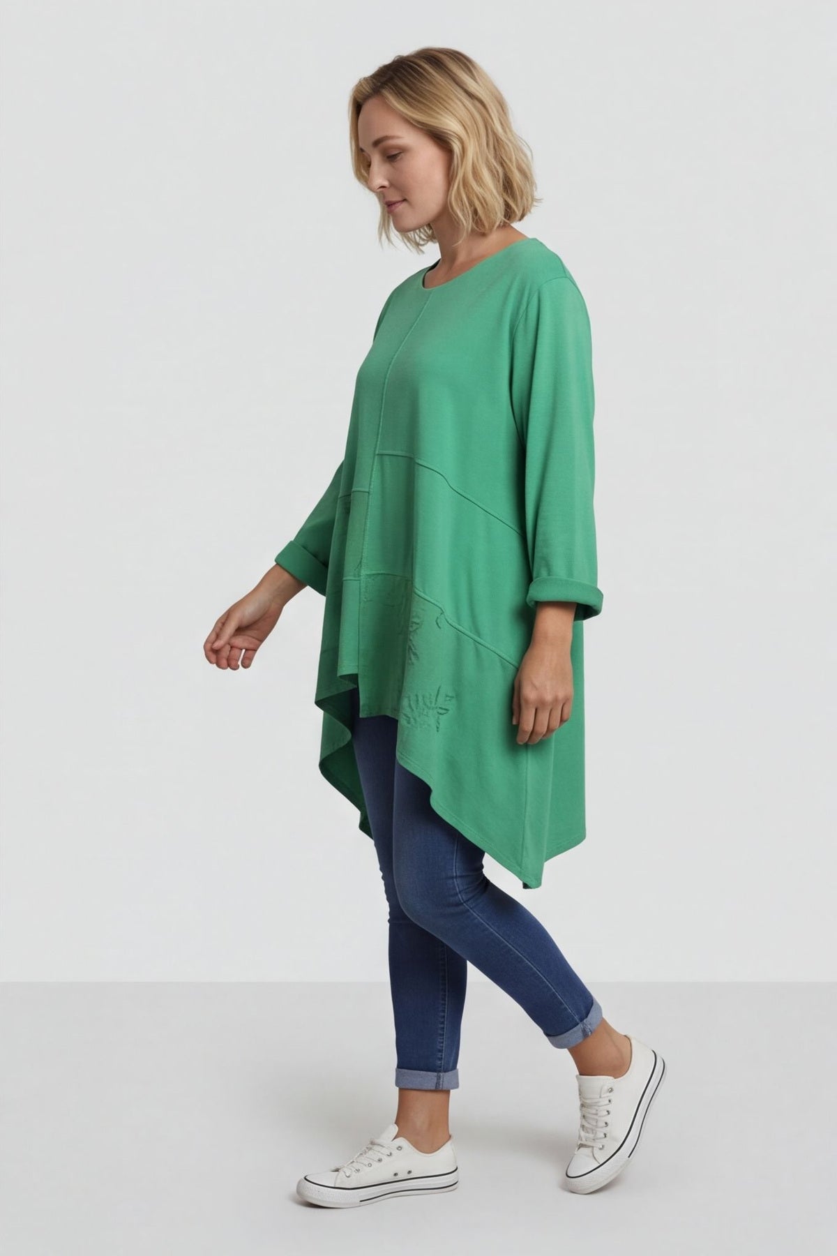 Berenice Cotton Top Emerald – image 3 of 5