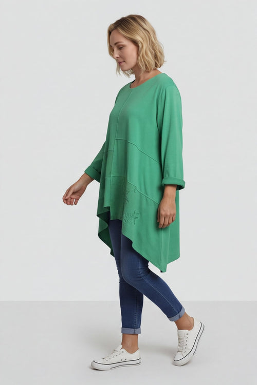 Berenice Cotton Top Emerald – image 3 of 5