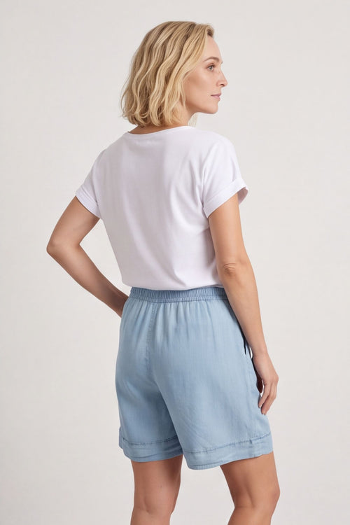 Rosemary Denim Shorts Light Denim – image 3 of 6