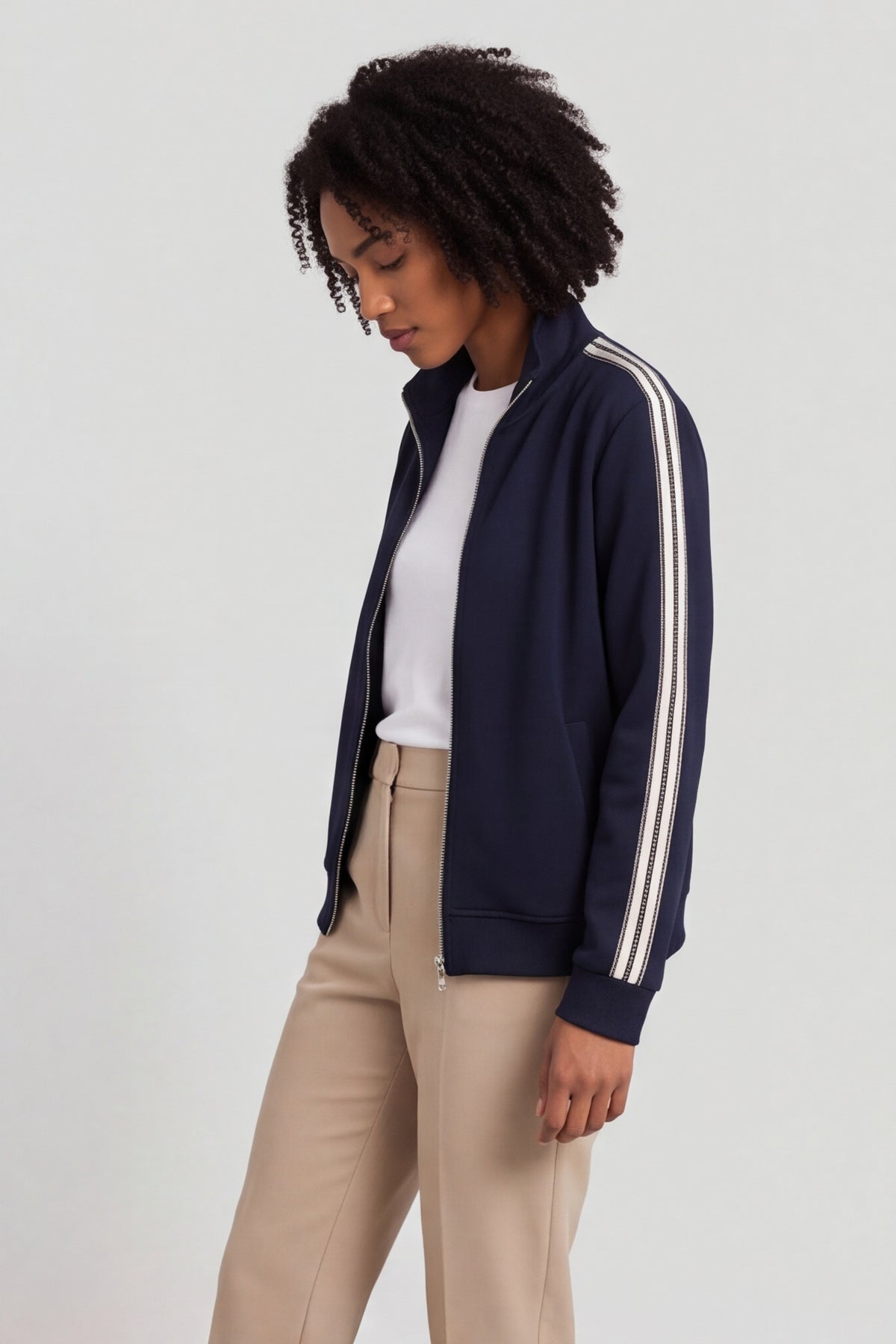 Safiya Zip Jacket Black – image 3 of 6