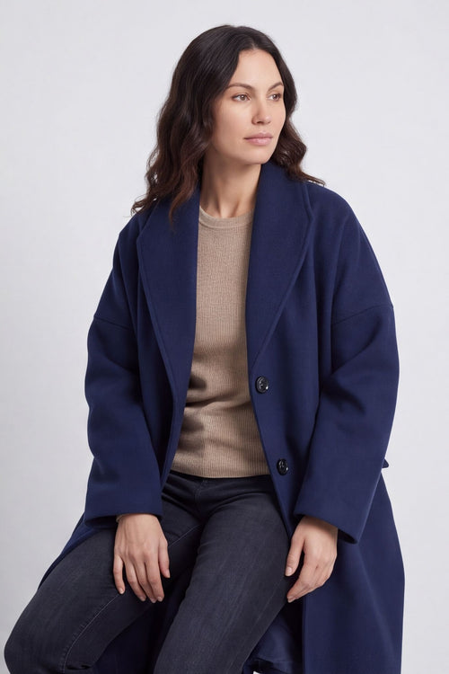 Helen Coat Navy – image 3 of 6