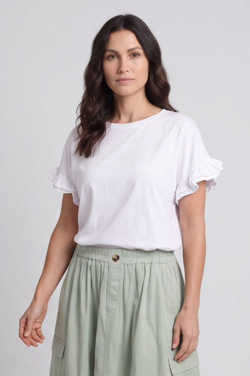 Myrna Cotton Skirt Sage Green – image 3 of 3