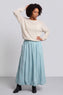 Wilfreda Puffball Cotton Skirt Sage Green – image 3 of 6
