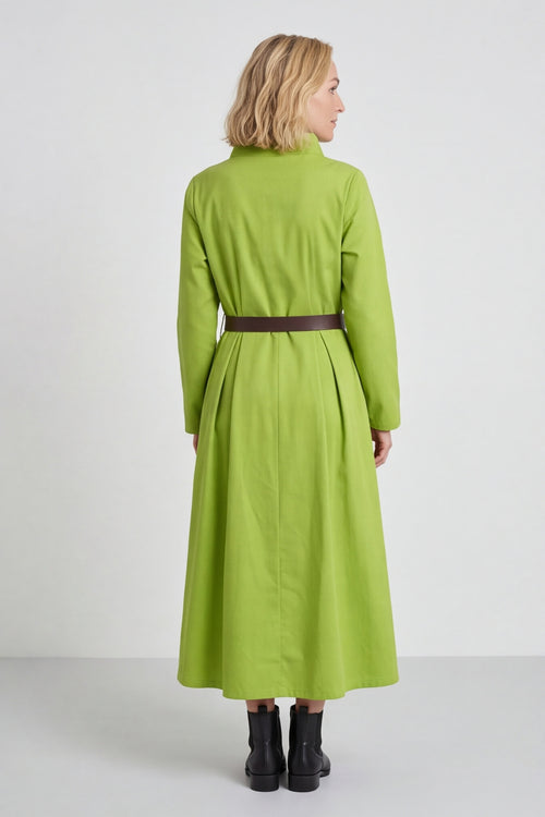 Eudora Belted Dress Green – image 3 of 6