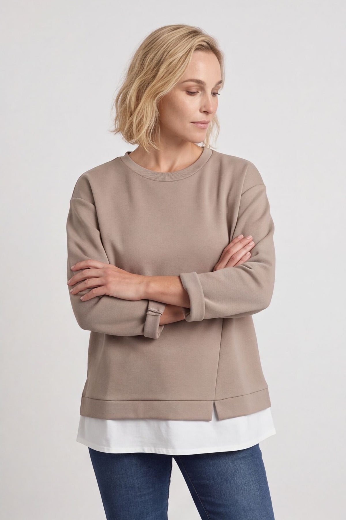 Stacey Top Light Mocha – image 1 of 3