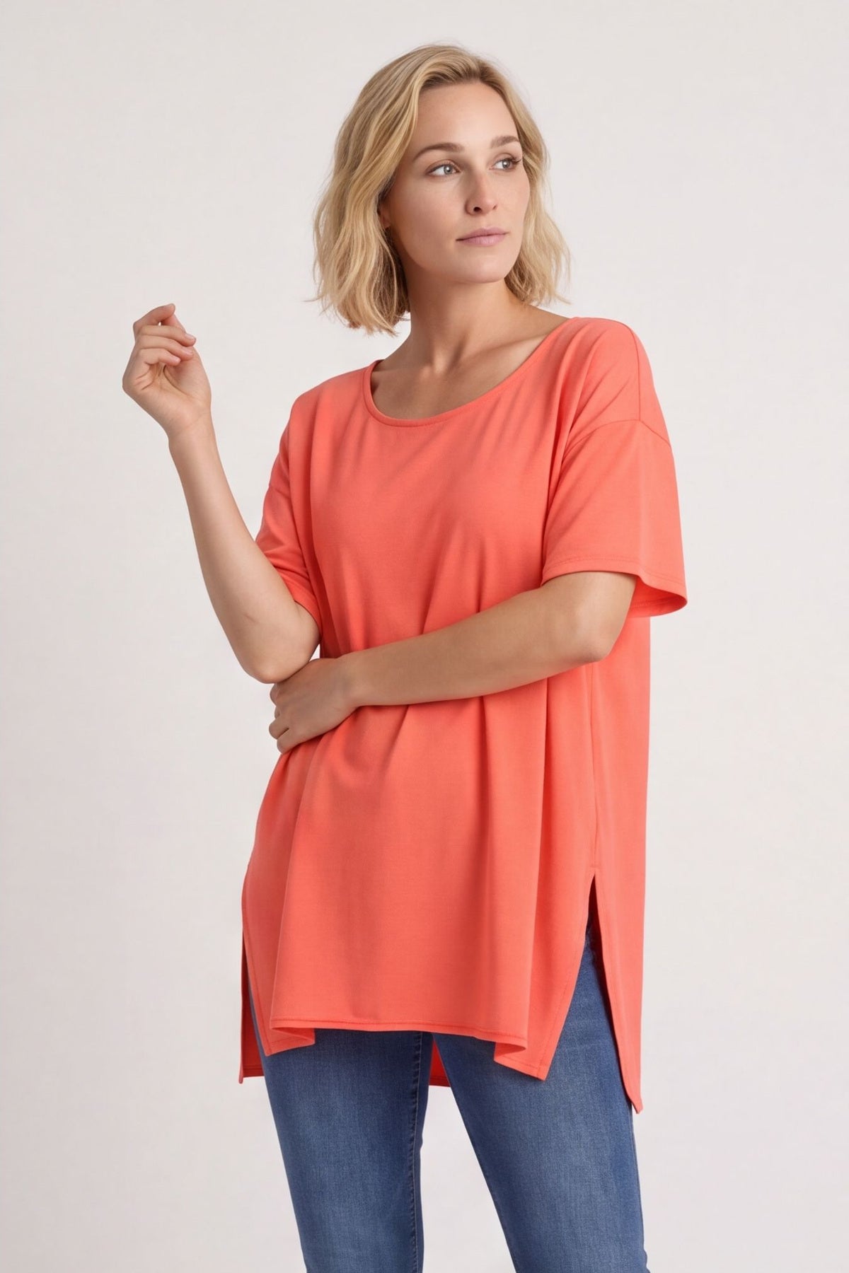 Bantham Strap Back Cotton Top Orange – image 3 of 4