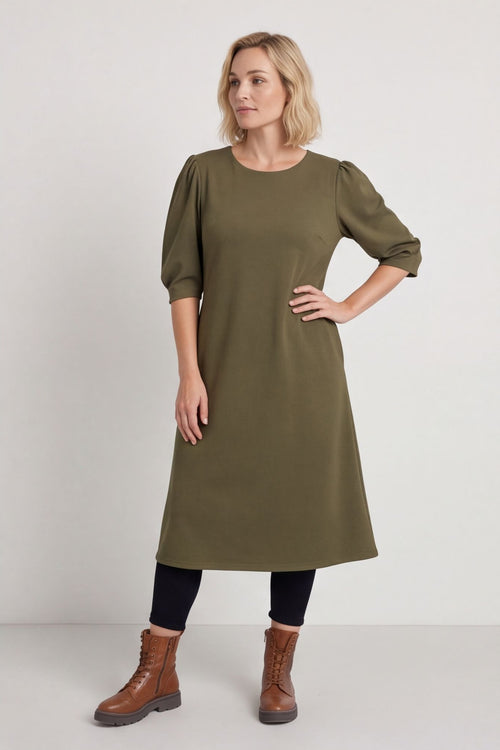 Florentina Dress Khaki – image 3 of 6