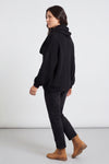 Baylin Scarf Knitted Jumper Black – image 3 of 6