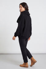 Baylin Scarf Knitted Jumper Black Black - Baylin Scarf Knitted Jumper Black – image 3 of 6